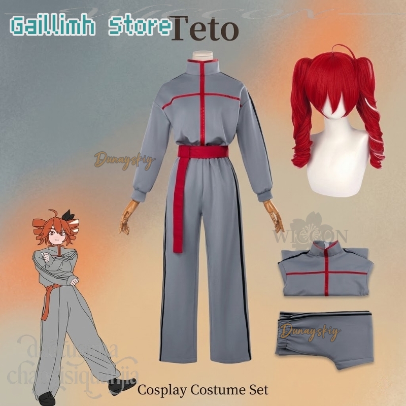 Anime Cosplay Youtuber - Костюм айдола Vtuber Youtuber Tetoo Brain