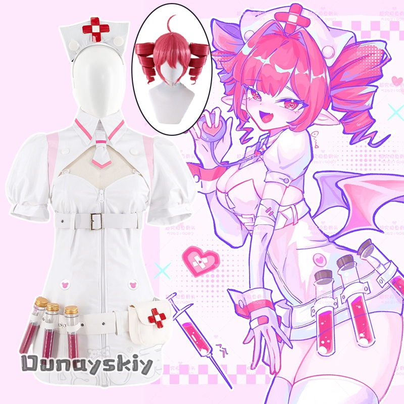 Anime Cosplay Nurse - Buro Косплей Костюм Виртуальный Идол Косплей