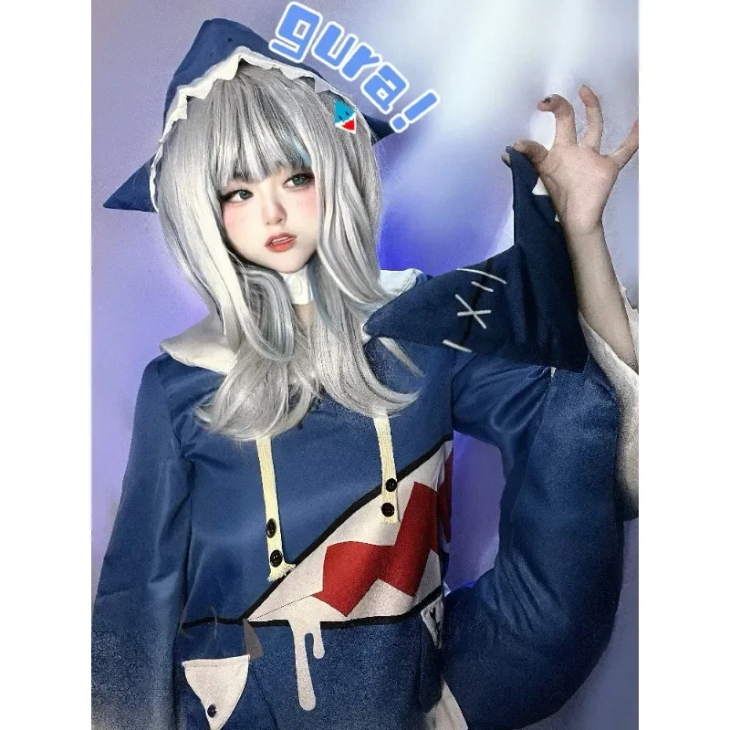 Anime Cosplay Youtuber - Костюм для косплея Hololive Gawr Gura: