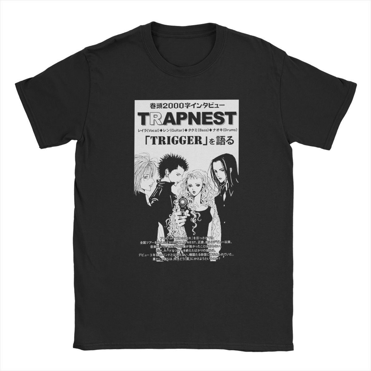 Anime Cosplay Ideas Male - Футболки Nana Trapnest Trigger Anime The