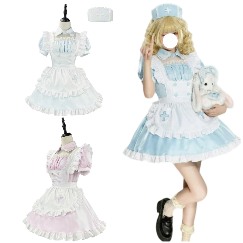 Anime Cosplay Nurse - Костюм медсестры в стиле аниме: милый