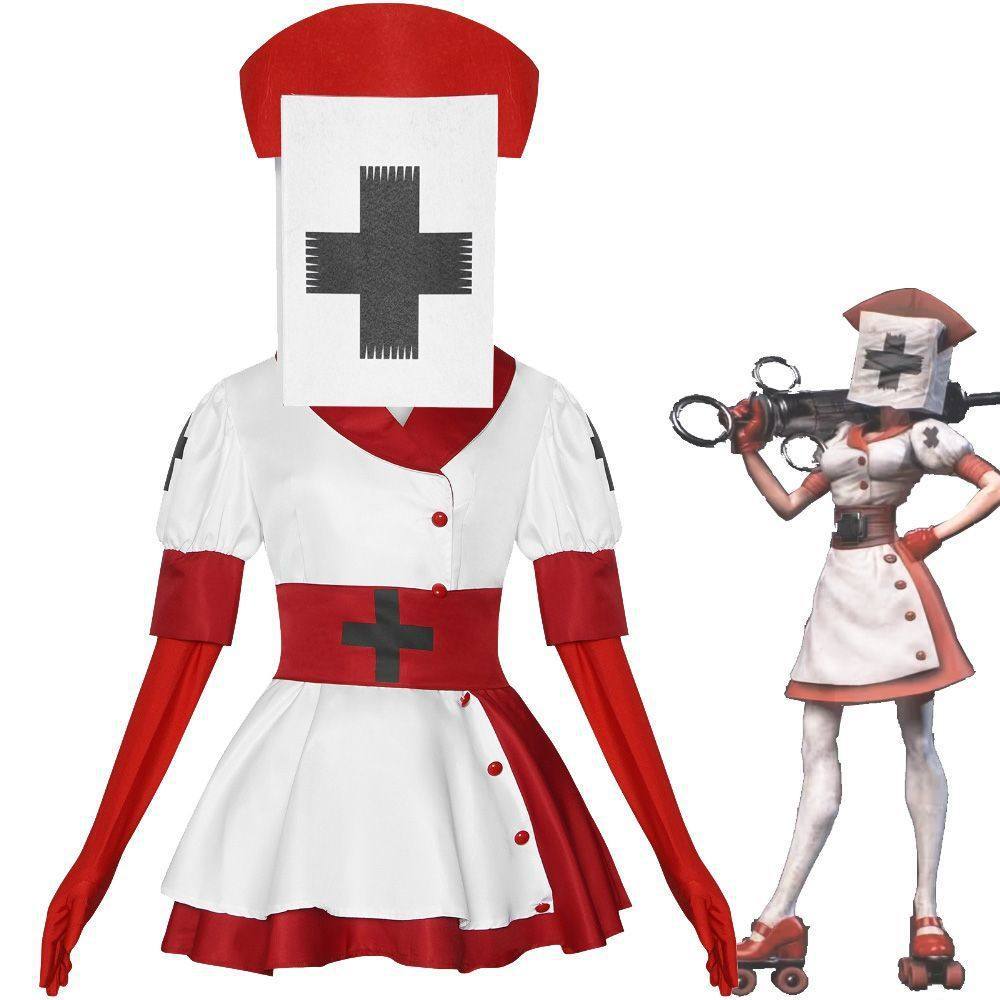 Anime Cosplay Nurse - Костюм медсестры-убийцы из игры Dark Deception,
