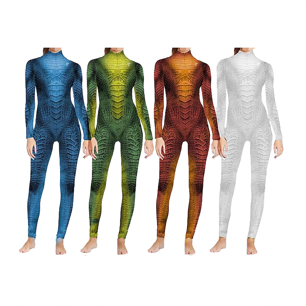 Костюмы для выступлений рептил – обзор и цена Anime Cosplay Jumpsuit
