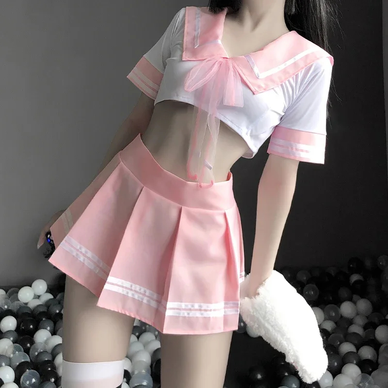 Корейская короткая рубашка и п – обзор и цена Anime Cosplay Korean Girl