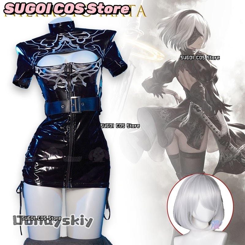SUGOI @ NieRut omata 2B готиче – обзор и цена Anime Cosplay Nurse